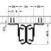 Extending Table Runners Asynchronous for Tables without Frame Installation length 740 mm