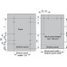Adaptor Railing for Filing Drawers for use with Rectangular Divider Railing Set For use with Nova Pro Deluxe Standard Drawers to create Nova Pro Deluxe pan or filing drawers To suit Metallic RAL 9006