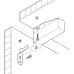 Spring Catch for Screw Fixing Automatic Tutch-Latch Bright galvanized