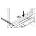 Push to Open Mechanism for Use with VS TAL Larder Units Vauth-Sagel Power Move® Grey plastic