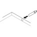 Adapter Housing Cruciform with Positioning Aid for Soft Close Mechanism Häfele Grey
