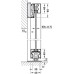 Running Track for Soft Floor for Sliding Interior Doors Slido D-Line43 80M Top hung system Length 2200 mm
