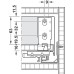 Drawer Sides 89 mm High Häfele Matrix Box Slim A Length 350 mm grey
