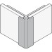 External Corner Profile for Alusplash™ Splashbacks 610 mm - Anthracite