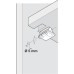 Concealed Shelf Support for Use with Plug in Supports for Wooden Shelves Silver painted