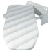 Ironing Board Wall Mounting Ironfix Rotates continuously through 180° Cover colour: Aluminium