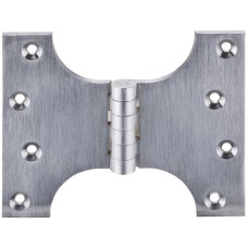 Parliament Butt Hinge Extruded Brass 102 x 127/152 mm Brass pin Length x width: 102 x 127 mm polished brass
