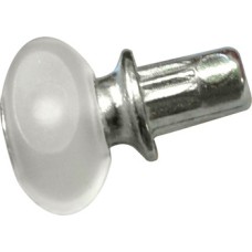Shelf Support Plug in for Glass Shelves Dream For Ø 5 mm Hole Nickel plated