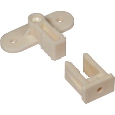 Dummy Drawer Front Connector Permafix Block Cream white plastic
