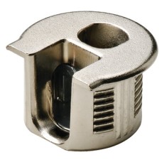 Connector Housing Zinc Alloy Rafix-20 With tightening element For wood thickness from 19 mm dim. A 9.5 mm drilling depth X 14.2+0.2 mm unfinished