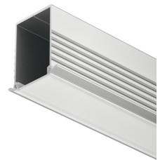 Aluminium Profile for Recess Mounting Loox 1194 To suit Loox LED flexible strip lights With frosted cover depth 24 mm length 2500 mm