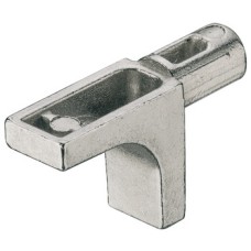 Shelf Support Plug in for Ø 5 mm Hole for Glass or Wooden Shelves K Line Rubber pad Transparent