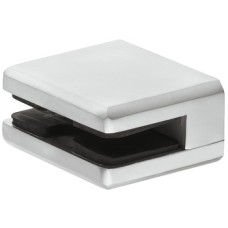 Shelf Support Clamp Design Screw Fixing for 8 mm Shelf Thickness White aluminium RAL 9006