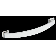 Bow Handle with Backplate Zinc Alloy Fixing Centres 128-160 mm Augusta Polished chrome fixing centres 128 mm