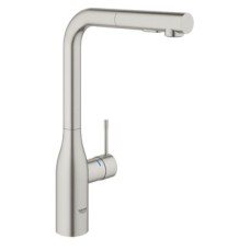 Tap Single Lever Monobloc Mixer Pull Out Spray Grohe Essence SuperSteel Grohe model 30 270 DC0