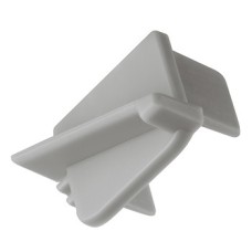 End Caps for Angled Aluminium Profiles Loox 1192 With cable outlet Angled end cap to suit 833.74.817 and 833.74.818