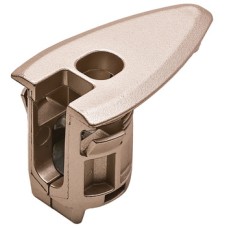 Connector Housing for Wood Thickness from 32-50 mm Rafix 20 HC For lightweight panels with a top layer of 4 mm Dim. A 16 mm drilling depth X 22.5 mm nickel colour lacquered