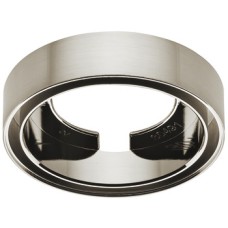 Bezel for Surface Mounting Loox Compatible Smally Plus Round Plastic Stainless steel finish