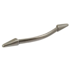 Bow Handle Cast Iron Fixing Centres 128-160 mm Sherwood Antique pewter fixing centres 128 mm