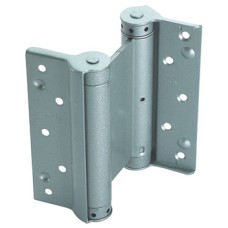 Spring Hinge Double Action 125 x 85 mm Steel Silver lacquered
