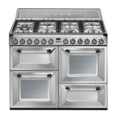 Cooker Dual Fuel Traditional Four Cavity Gas Hob 1100 mm Smeg Victoria TR4110X-1 - Stainless steel