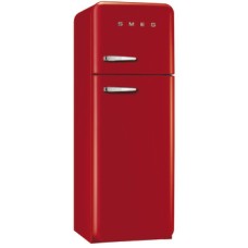 Fridge-Freezer Freestanding Total Capacity 298 Litres Smeg 50’s Style FAB30RRD5UK - Red right hand hinge