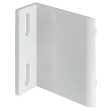 Rear Panel Bracket Plastic with Lugs for System Varianta 32 Ø 5 mm Series-Drilled Holes White