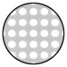 Ventilation Grille with Round Holes Startec Square rounded Ventilation area 90 cm2 dimensions (A x B): 500 x 100 mm max. installation dims. 485 x 85 mm brushed