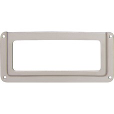  Label Frame Steel Nickel Plated Width 69 mm height 35 mm depth 2 mm