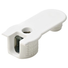 Connector Housing Plastic Rafix-20 With and without dowel with and without ridge with tightening element For wood thickness 16 mm dim. A 8.0 mm drilling depth X 12.7<sup>+0.2</sup> mm silver coloured
