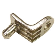 Shelf Support Face Frame Fixing Plug in for Ø 5 mm Hole for Wooden Shelves Nickel plated
