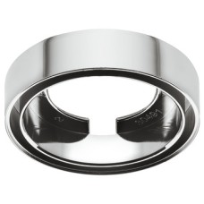 Bezel for Surface Mounting Loox Compatible Smally Plus Round Plastic Chrome finish