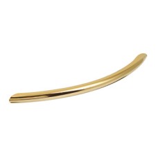 Bow Handle Steel Fixing Centres 96-288 mm Polished brass fixing centres 128 mm