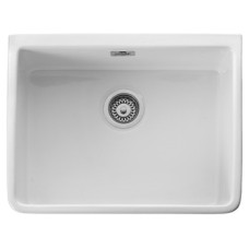 Sink Single Bowl Leisure Belfast CBL595WH Fire-clay ceramic sink White