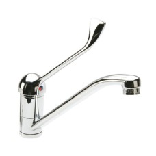 Tap Single Long Lever Monobloc Mixer Suitable for the elderly and the disabled Polished chrome