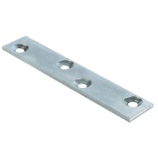 Connecting Plate Screw Fixing with Four Screw Holes Steel Length 80 mm