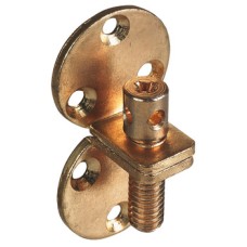 Hamburg-Style Connector Steel Brass plated