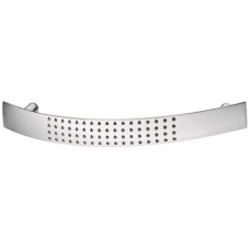 Bow Handle Zinc Alloy Fixing Centres 96-128 mm Dimple Polished chrome fixing centres 128 mm