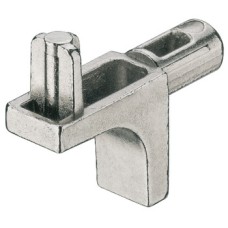 Shelf Support Plug in for Ø 5 mm Hole for Wooden Shelves K Line For plug fitting into drill hole Ø 5 mm Nickel
