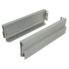 Drawer Set Bulk Packed Length 450 mm Nova Pro Scala Drawer side height 90 mm silver