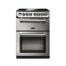 Range Cooker Electric Ceramic 600 mm Rangemaster Professional Plus 60 PROPL60ECSS/C - Stainless steel finish chrome trim