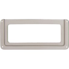  Label Frame Steel Nickel Plated Width 100 mm height 58 mm depth 2 mm
