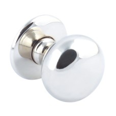 Knob Brass Ø 32 mm Mulberry Polished chrome finish