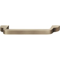 D Pull Handle Zinc Alloy Fixing Centres 128 mm Theodore Height 30 mm Antique brass finish