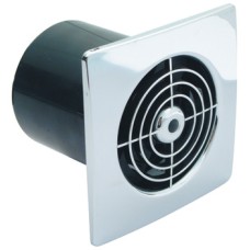Extractor Fan Standard Wall or Ceiling System 100/125/150 Long life motor System 4 140 x 140 mm chrome