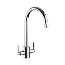 Mixer Tap Dual Lever Rangemaster Aquatrend 1 TRE1BF/ - Brushed