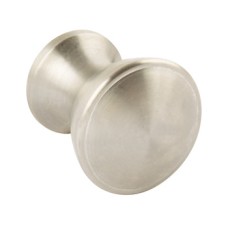 Knob Stainless Steel Ø 32 mm Metropolis Satin finish