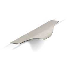 Profile Handle Aluminium Fixing Centres 128-256 mm Noma Stainless steel effect finish fixing centres 128 mm