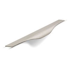 Profile Handle Aluminium Fixing Centres 128-256 mm Noma Stainless steel effect finish fixing centres 256 mm