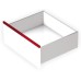 Drawer Set 185 mm High with Dynapro Soft Close Runners Vionaro Length 350 mm graphite